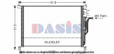 AKS DASIS 482021n -  Конденсатор, кондиционер